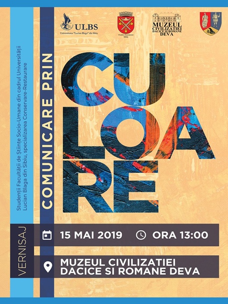 Vernisajul expoziției „Comunicare prin culoare” -15 mai 2019, ora 13.00