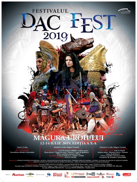 Festivalul Internațional DAC FEST - "Sub Semnul Lupului", ediţia a X-a, 12-14 iulie 2019 - Măgura Uroiului