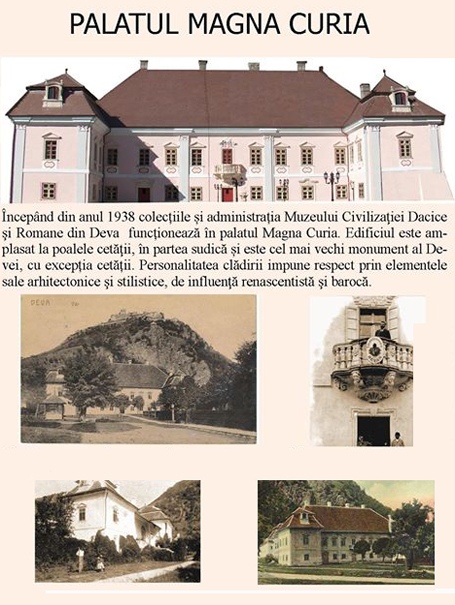 UN MONUMENT PE SĂPTĂMÂNĂ - Palatul Magna Curia, un monument remarcabil și una dintre mândriile municipiului Deva