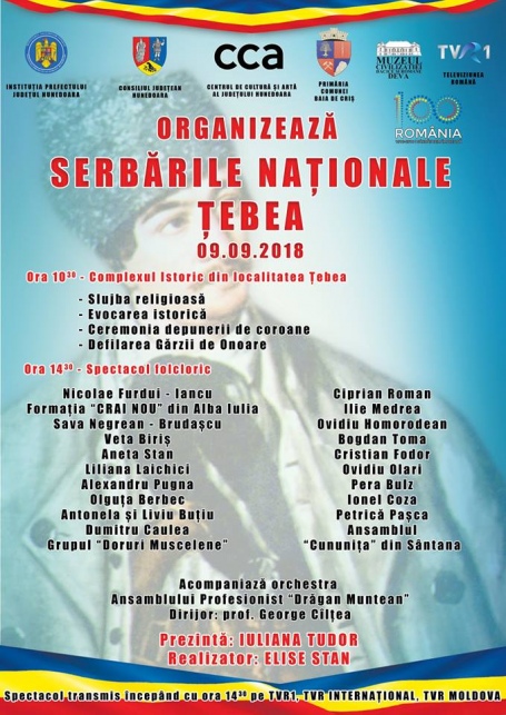SERBĂRILE NAŢIONALE ŢEBEA, 9 septembrie 2018