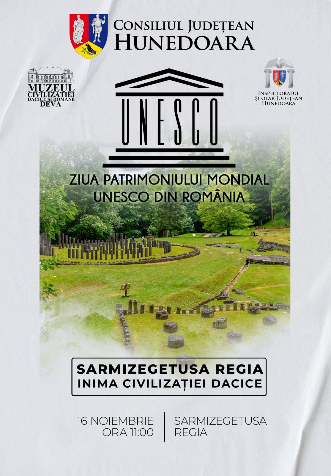 Ziua Patrimoniului Mondial UNESCO din România la Sarmizegetusa Regia