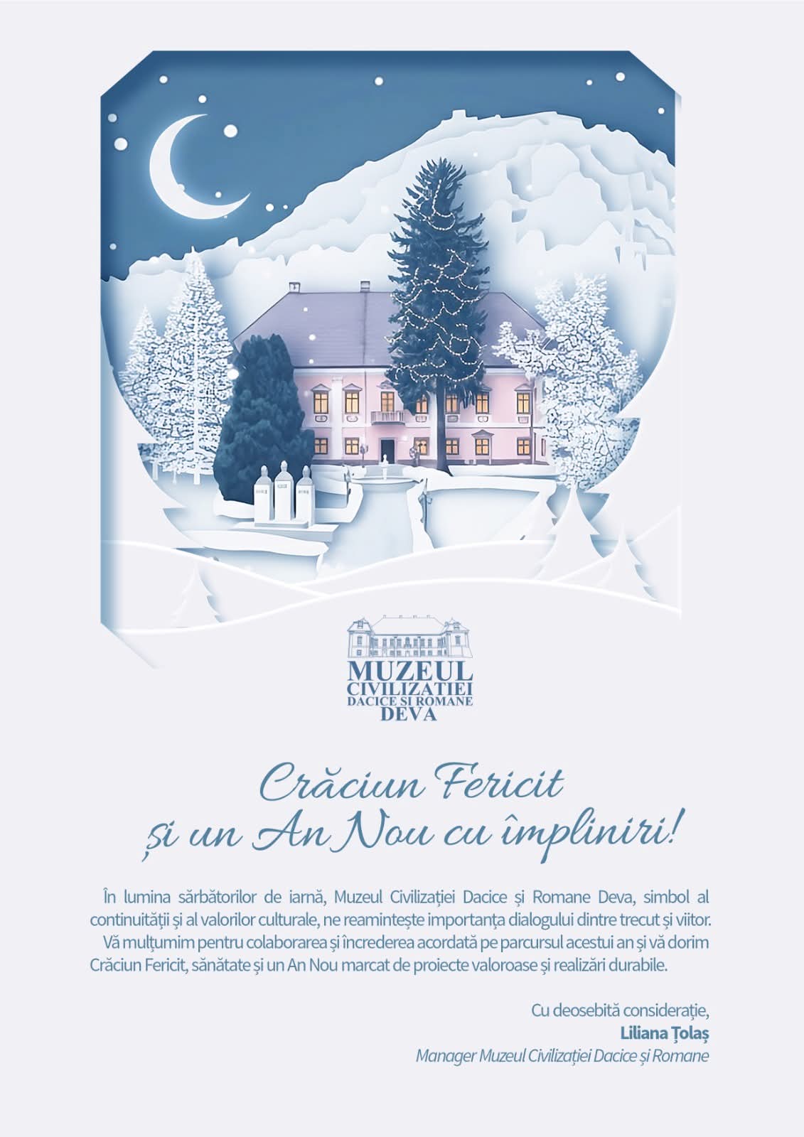 Vă dorim Crăciun Fericit și un An Nou cu prosperitate!