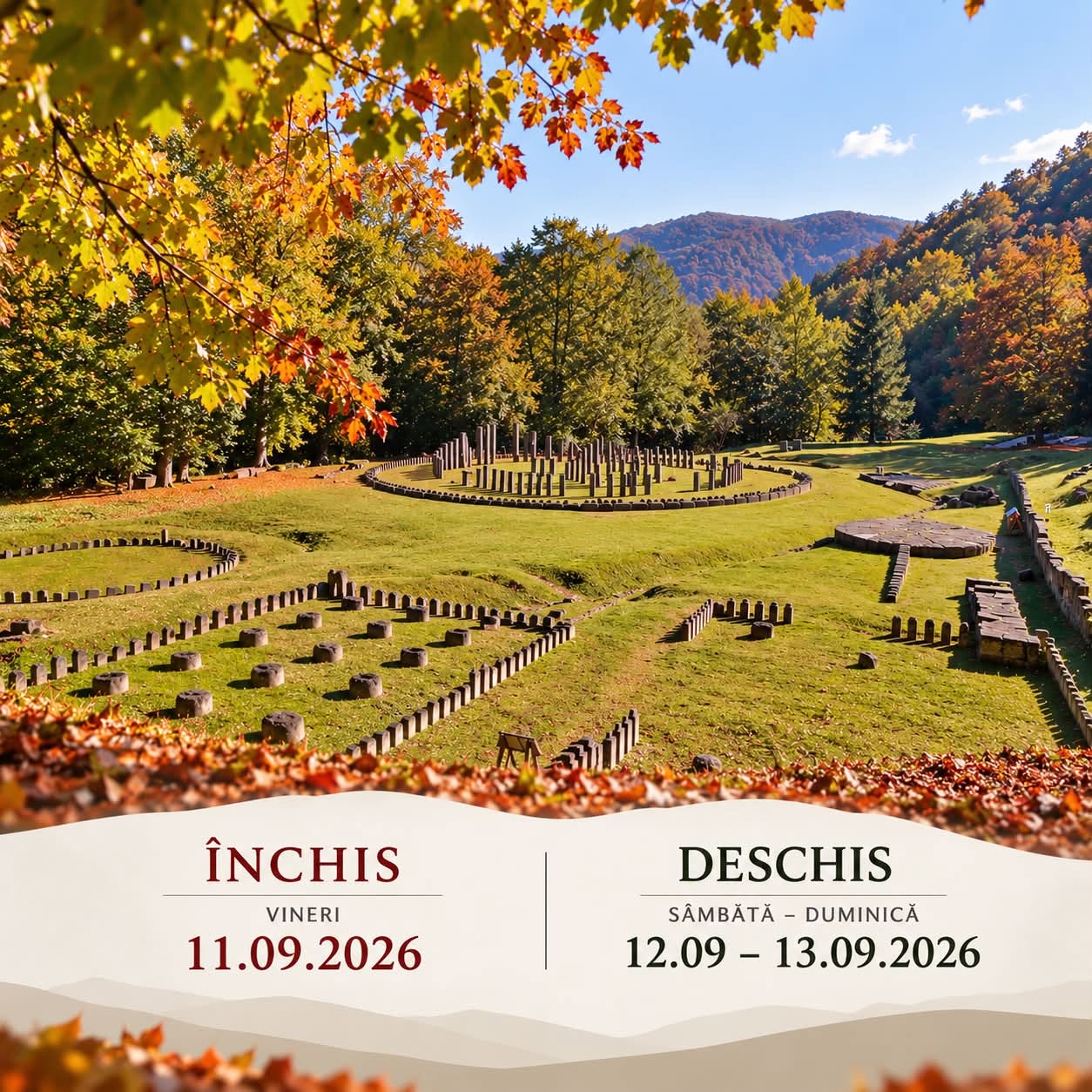 Regia inchisa 11 sept 2026